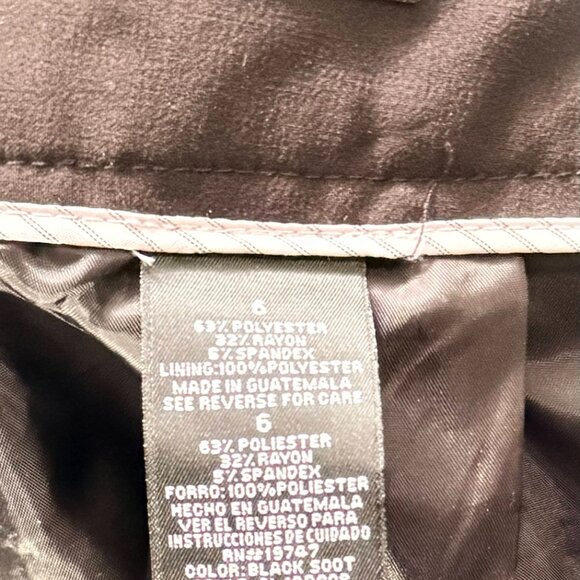 George Black Stretch Pencil Skirt – Size 6 - Picture 4 of 4